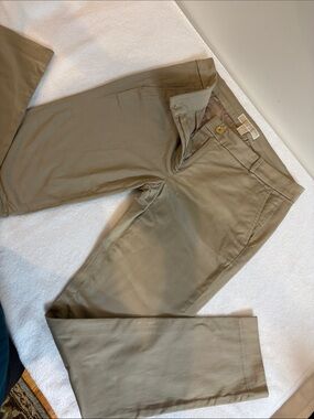 MICHAEL Michael Kors Olive Straight-Leg Chinos